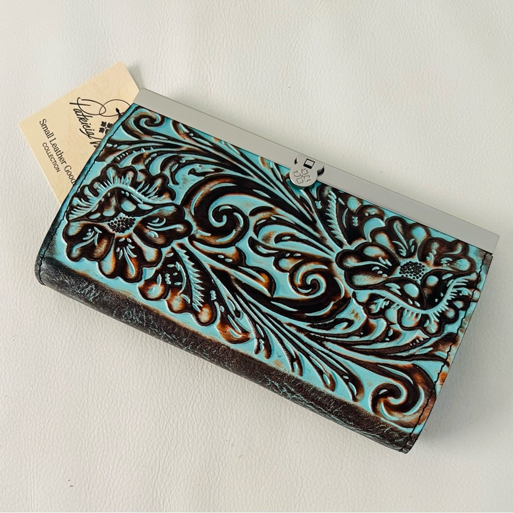 NWT PATRICIA NASH CAUCHY LEATHER  WALLET